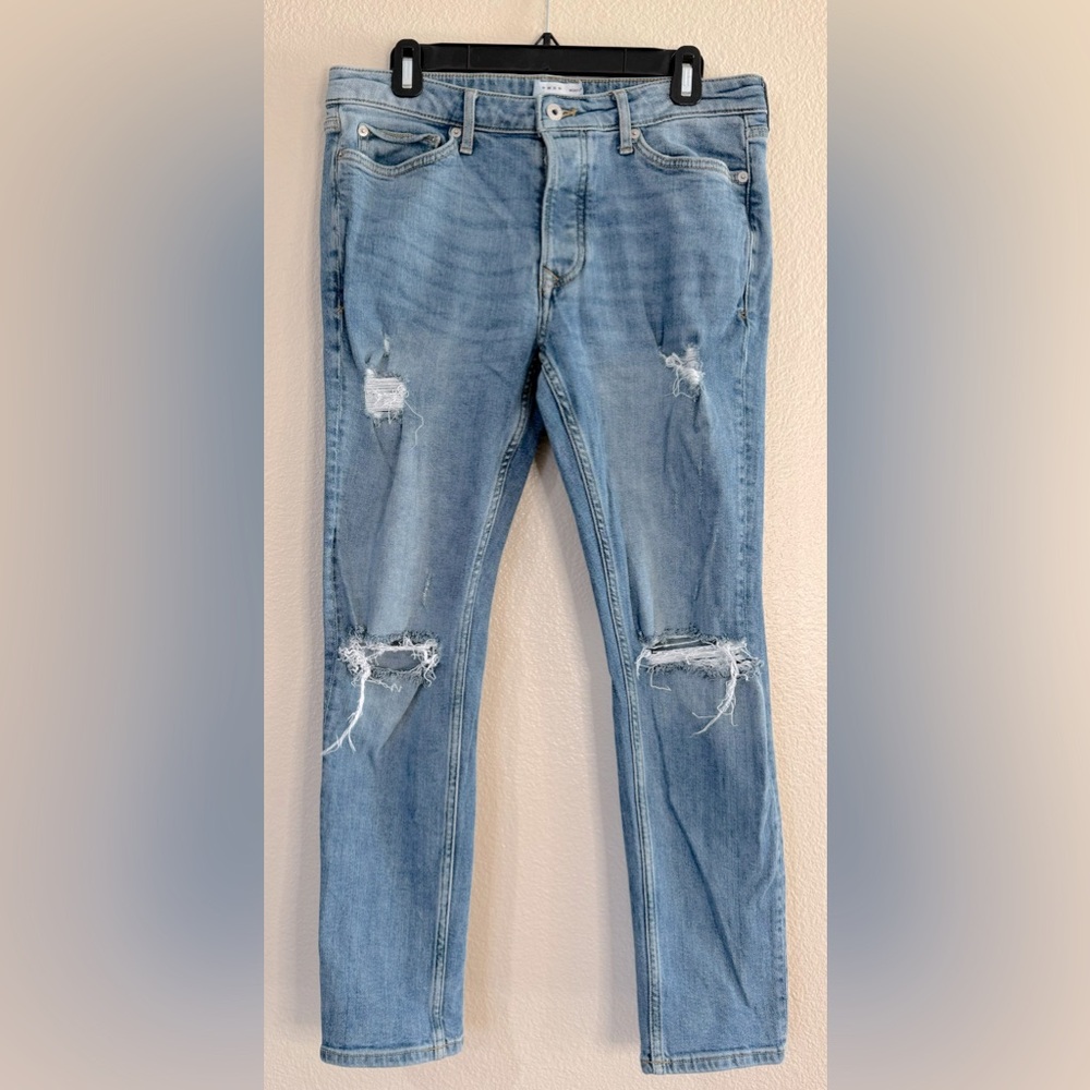 Topman Stretch Skinny Jeans Sz 32